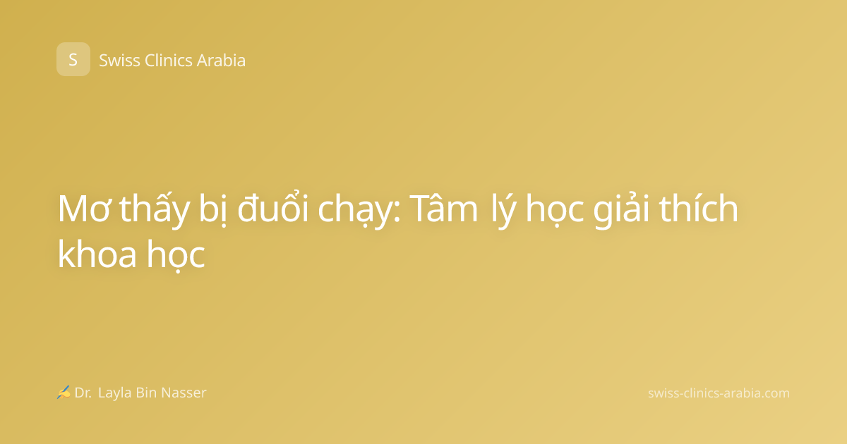 Mơ thấy bị đuổi chạy: Tâm lý học giải thích khoa học