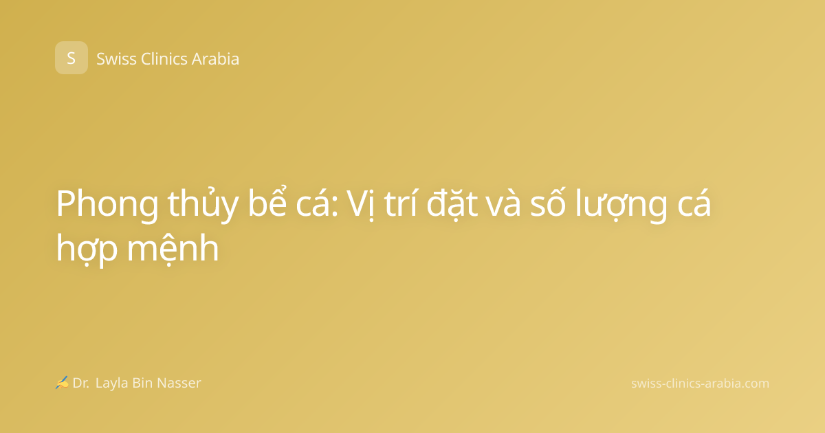 Phong thủy bể cá: Vị trí đặt và số lượng cá hợp mệnh