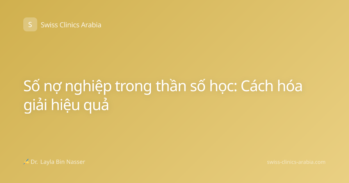 Số nợ nghiệp trong thần số học: Cách hóa giải hiệu quả