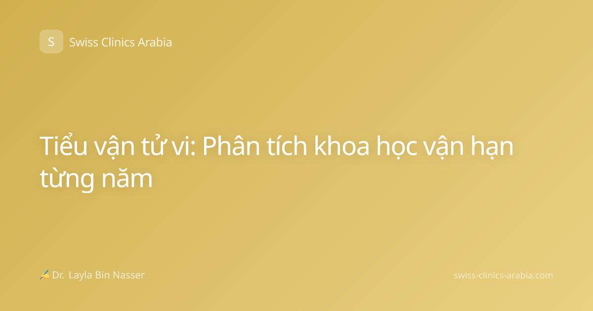 Tiểu vận tử vi: Phân tích khoa học vận hạn từng năm